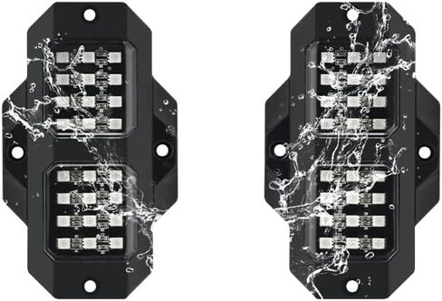 Rock Lights 8 pods Smart RGB Rock Lights for Trucks Wateproof Car Underglow kit Rock Lights for Jeep Golf cart in Saudi Arabia