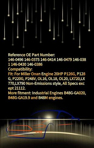 146-0496 مجموعة المكربن ​​Carb لـ Onan Nos B48G B48M P126G P128G P220G استبدال 146-0375 146-0414 146-0479 146-0381 146-0430 146-0386 in Saudi Arabia