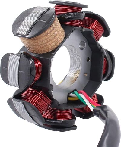 XtremeAmazing 8 أقطاب 8 لفائف مغناطيسي الجزء الثابت ملف الإشعال لمحرك GY6 125cc 150cc ATV سكوتر الذهاب كارت رباعية الدراجة الترابية عربات التي تجرها الدواب الدراجة in Saudi Arabia