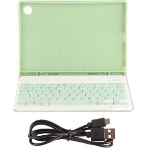 Magnetic Keyboard Case Detachable Wireless Keyboard Case for Tab A8 Matcha Green (Without Touchpad)