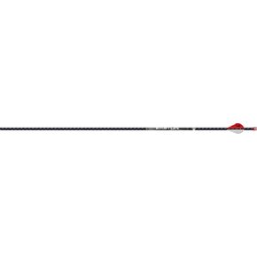Easton 5MM FMJ Half-Dozen Arrows with HIT Insert-2" Vanes/Black Shaft-250 Spine