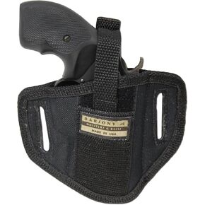 Barsony New 6 Position Ambidextrous Pancake Holster for 2" Snub Nose Revolvers