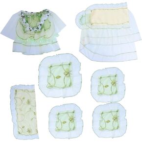 7pcs Lace Butterfly Dust Cover for Desktop Computers Decorative Keyboard Protector Floral Design Easy to Clean and Store for Use
