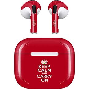 Skinit Skinit Audio Audio Skin متوافق مع Apple Airpods (الجنرال الثالث ، 2021) - Skinit مصمم في الأصل حافظ على الهدوء والتصميم على التصميم