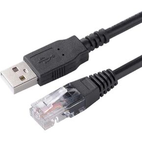USB to RJ45 RS232 Serial Adapter for Router Converter with Magnetic Ring