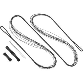 PATIKIL Bow String Replacement with Bowstring Finger Guards for Traditional Recurve Bowstring
