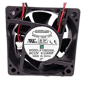 F126025SL DC12V 0.12A 60×60×25mm 6CM Cooling Fan
