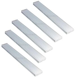 5Pcs/Lot 150X20X6 Mm 3 X 1W LEDs Heatsink Aluminum Heat Sink Radiator for Ic Cooling Electronic Chipset Heat Dissipation
