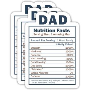 (3PCS) Cool Dads Club Stickers – Funny Vinyl Decals for Dad, Papa, Father – Waterproof Stickers for Laptop, Tumbler, Water Bottle, Scrapbook – Father’s Day Gift – 3 x 1.8 Inch