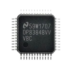 5PCS DP83848CVV/NOPB Patch LQFP-48 Ethernet Transceiver Chip Transceiver 1/1 Ethernet New for Original New 2025 for Arrival High for Quality