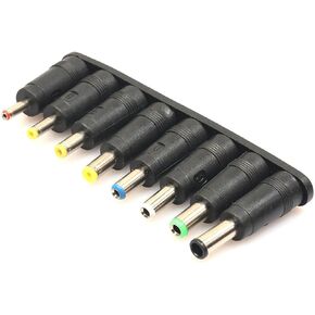 8 Plug One Set Universal DC 5.5 x 2.1mm Jack for AC Power Source Adapter Kits for Laptops Parts