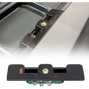 IAG I-Line Dashboard USB Expansion Dock Hub for Ford Bronco 2021+ 2/4 Door (Not Sport), 3 Ports Charging Station with 1 USB-A, 2 USB-C