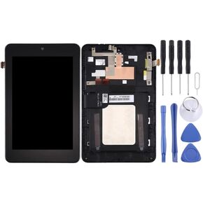 شاشة OEM LCD لـ ASUS Memo Pad HD7 / ME173X / ME173 K00B Aigitizer Assembly مع إطار (أسود)