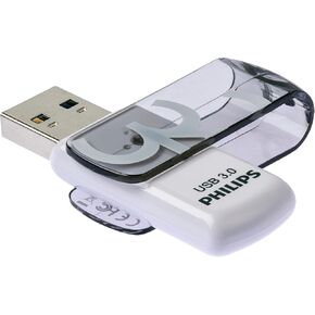 PHILIPS PHMMD32GVIVU3 32GB Vivid 3.1 USB Stick44; Grey