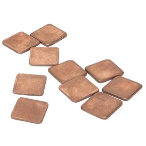 401wmk Copper Heatsink for Graphics Cards, Glossy Appearance, Suitable for Desktop Laptop, 100pcs Heatsink (15 * 15 * 1.0mm) in Kuwait