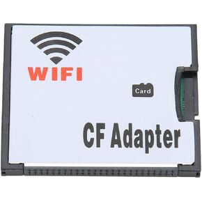 Cf Card Reader, Memory Card to CF Adapter Plug and Play WiFi Memory Card Adapter Compact Flash Card Reader Memory Card with Supported File Formats for iOS for Android
