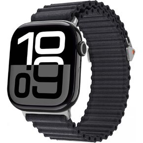 SPGUARD Bands Compatible with Watch 10/Ultra 2/Ultra,Nylon Band for iWatch 46mm/42mm/44mm/45mm/49mm Watch Series 10/9/8/7/6/5/4/3/2/1/SE/SE2 Accessories Loop Sport Strap
