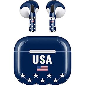 Skinit Decal Audio Skin Compatible with Apple AirPods (3rd Gen, 2021) - Skinit Originally Designed USA Flag Stars Design