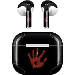 Skinit Decal Audio Skin Compatible with Apple AirPods (3rd Gen, 2021) - Skinit Originally Designed Bloody Handprint Design