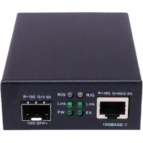 10 جيجابت الألياف إلى RJ45 محول الوسائط الألياف الضاعفة الضواحي SFP+1G/10G مفتاح Ethernet (الولايات المتحدة)