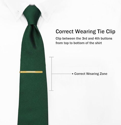 مشبك ربطة عنق للرجال باللون الأسود، دبابيس ومشابك مقاس 2.5 بوصة للرجال فريدة من نوعها، مشبك ربطة عنق أسود مثالي كهدية عيد الأب، والذكرى السنوية للزفاف، واحتراف الأعمال، وربطات العنق العادية in Kuwait