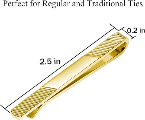 مشبك ربطة عنق للرجال باللون الأسود، دبابيس ومشابك مقاس 2.5 بوصة للرجال فريدة من نوعها، مشبك ربطة عنق أسود مثالي كهدية عيد الأب، والذكرى السنوية للزفاف، واحتراف الأعمال، وربطات العنق العادية in Kuwait