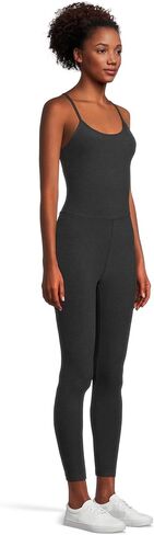 Beyond Yoga Spacedye Uplevel Midi Women’s Jumpsuit - Moisture-wicking - Polyester-lycra Blend - UV Protection Carmel Toffee Heather XS (US Women's 2-4) One Size in Kuwait