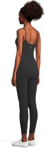 Beyond Yoga Spacedye Uplevel Midi Women’s Jumpsuit - Moisture-wicking - Polyester-lycra Blend - UV Protection Carmel Toffee Heather XS (US Women's 2-4) One Size in Kuwait