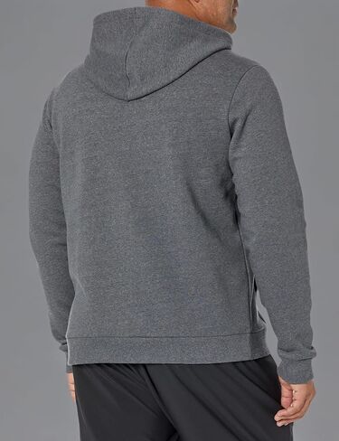 Reebok Men's Identity Fleece Full-Zipper Sweatshirt, Dark Grey Heather, S in Saudi Arabia