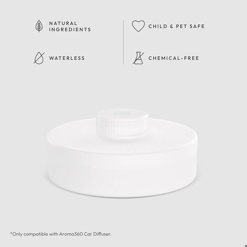 Aroma360 | Miami Heat Smart Car Diffuser Oil | Car Aromatherapy Diffuser Essential Oil | Lotus Flower | Italian Mandarin | Peach Blossom & Rose | Amber & Sandalwood | Vegan Diffuser Oil in Saudi Arabia