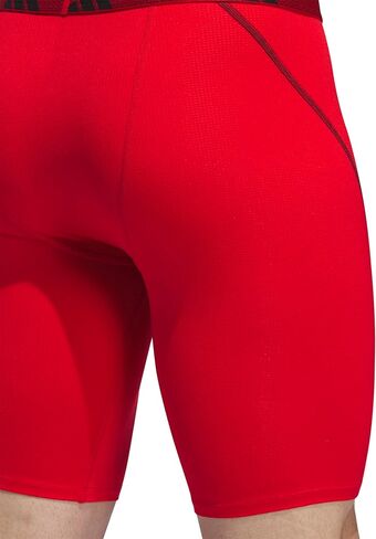 adidas Men's Performance Mesh Long Boxer Brief Underwear (3-Pack) for Active Sport and All Day Comfort, Soft Breathable Fabric, Better Scarlet/Black/Onix Grey, XX-Large in Saudi Arabia