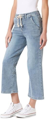Angels Forever Young Women's Forever Trouser Straight Ankle High-Rise Jeans (Standard and Plus) in Saudi Arabia