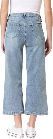 Angels Forever Young Women's Forever Trouser Straight Ankle High-Rise Jeans (Standard and Plus) in Saudi Arabia