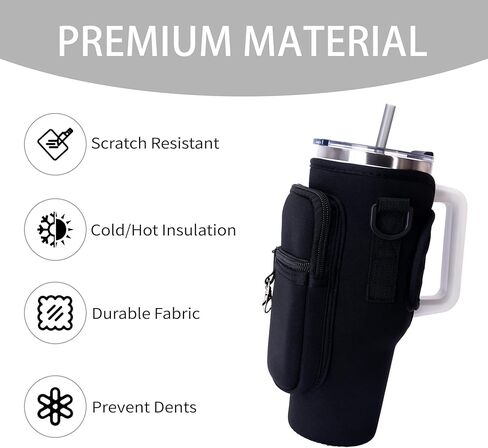 قطعتان من حامل زجاجات المياه، حقيبة شبكية لزجاجات المياه مع حزام كتف قابل للتعديل، زجاجة مياه خفيفة الوزن مع جيب، حامل زجاجة مياه للصالة الرياضية والجري وركوب الدراجات والتخييم in Kuwait