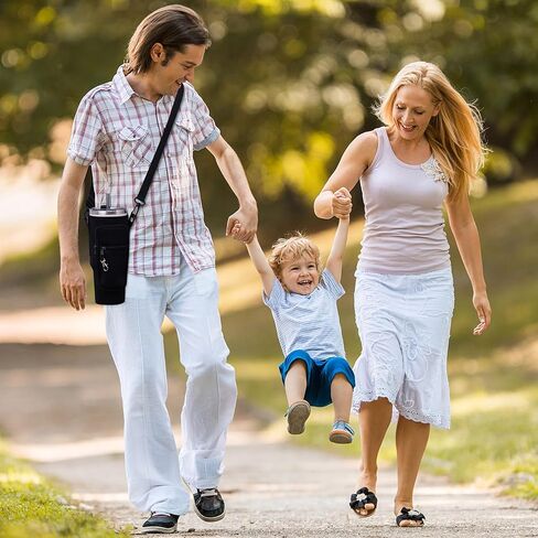 قطعتان من حامل زجاجات المياه، حقيبة شبكية لزجاجات المياه مع حزام كتف قابل للتعديل، زجاجة مياه خفيفة الوزن مع جيب، حامل زجاجة مياه للصالة الرياضية والجري وركوب الدراجات والتخييم in Kuwait