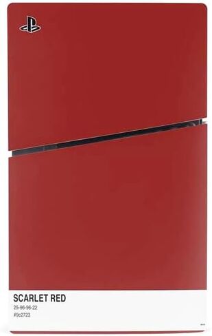 Skinit Skinit Skin Maming Skin Accompated مع PS5 Slim Disk Console - Scarlet Red Design in Kuwait