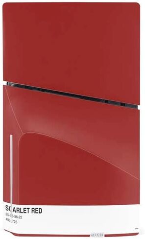 Skinit Skinit Skin Maming Skin Accompated مع PS5 Slim Disk Console - Scarlet Red Design in Kuwait