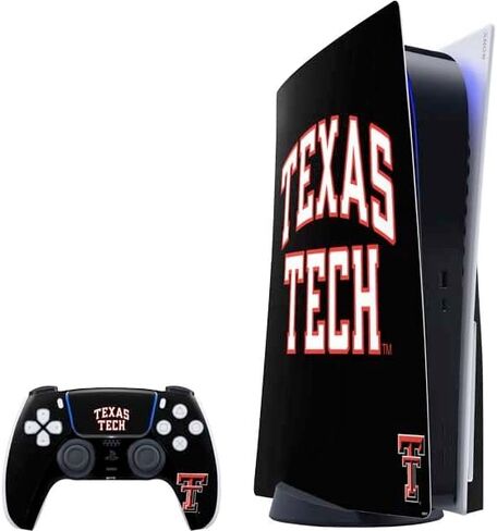Skinit Decal Gaming Skin Compatible with PS5 Bundle - Officially Licensed Texas Tech University Bold Design in Saudi Arabia