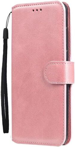 for Samsung Galaxy S20 (Only) Wallet Case Kickstand Premium PU Leather Folio with Stand Card Slot Magnetic Flip Cover [TPU Interior Case] Compatible with Samsung S20 (Pink) in Saudi Arabia