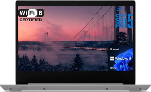 Lenovo Ideapad 3 Laptop ، 14 "عرض FHD ، Intel Core I5-1135G7 ، RAM 20GB ، 1 تيرابايت SSD ، الكاميرا ، قارئ بطاقة SD ، Bluetooth ، Wi-Fi 6 ، Windows 11 Home ، Gray in Kuwait