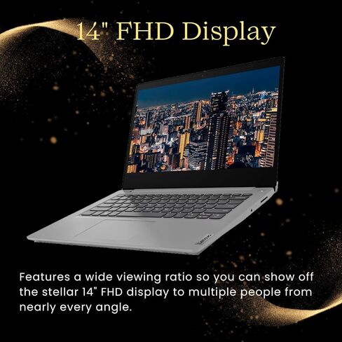 Lenovo Ideapad 3 Laptop ، 14 "عرض FHD ، Intel Core I5-1135G7 ، RAM 20GB ، 1 تيرابايت SSD ، الكاميرا ، قارئ بطاقة SD ، Bluetooth ، Wi-Fi 6 ، Windows 11 Home ، Gray in Kuwait