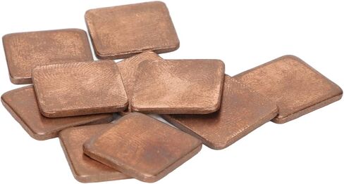 401WMK Copper Thazink لبطاقات الرسومات ، المظهر اللامع ، مناسب لجهاز الكمبيوتر المحمول لسطح المكتب ، 100pcs Dinkink (15 * 15 * 1.0mm) in Saudi Arabia