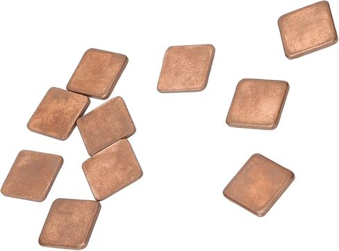 401WMK Copper Thazink لبطاقات الرسومات ، المظهر اللامع ، مناسب لجهاز الكمبيوتر المحمول لسطح المكتب ، 100pcs Dinkink (15 * 15 * 1.0mm) in Saudi Arabia