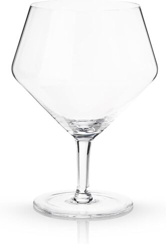 نظارات فيسكي راي للإعصار، مثالية لبينا كولاداس، زجاج الكوكتيل الاستوائي، مجموعة هدايا من النظارات الكريستالية مكونة من قطعتين، شفافة، 14oz in Kuwait