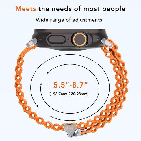 SPGUARD Bands Compatible with Watch 10/Ultra 2/Ultra,Nylon Band for iWatch 46mm/42mm/44mm/45mm/49mm Watch Series 10/9/8/7/6/5/4/3/2/1/SE/SE2 Accessories Loop Sport Strap in Saudi Arabia