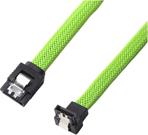 SSD HDD SATA 3.0 III Data Cable to SSD HDD Hard Disk Drive Cord Sata3 Straight Right Angle 6Gb/s for Gigabyte Motherboard(0.5m1PCS,4) in Saudi Arabia