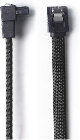 SSD HDD SATA 3.0 III Data Cable to SSD HDD Hard Disk Drive Cord Sata3 Straight Right Angle 6Gb/s for Gigabyte Motherboard(0.5m1PCS,4) in Saudi Arabia