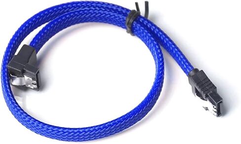 SSD HDD SATA 3.0 III Data Cable to SSD HDD Hard Disk Drive Cord Sata3 Straight Right Angle 6Gb/s for Gigabyte Motherboard(0.5m1PCS,4) in Saudi Arabia