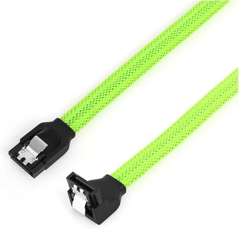 SSD HDD SATA 3.0 III Data Cable to SSD HDD Hard Disk Drive Cord Sata3 Straight Right Angle 6Gb/s for Gigabyte Motherboard(0.5m1PCS,4) in Saudi Arabia