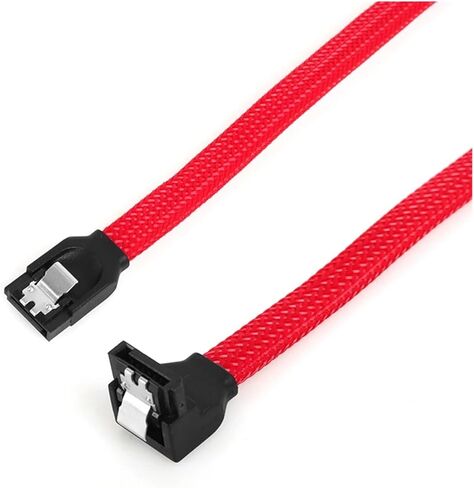 SSD HDD SATA 3.0 III Data Cable to SSD HDD Hard Disk Drive Cord Sata3 Straight Right Angle 6Gb/s for Gigabyte Motherboard(0.5m1PCS,4) in Saudi Arabia